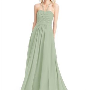 Azazie Felicity Dusty Sage Size 12